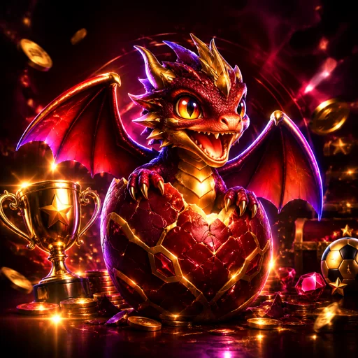 Miniatura do slot Dragon Hatch da PG Soft com dragões coloridos