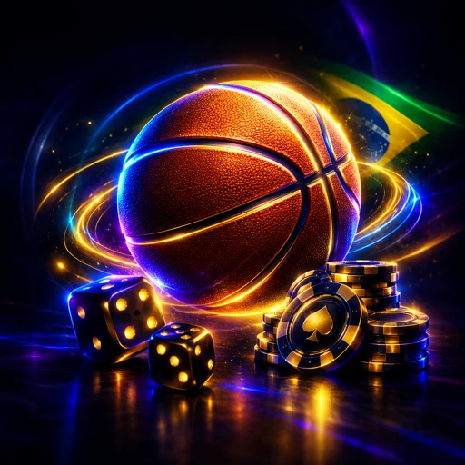 Ícone de basquete para apostas em NBA e NBB